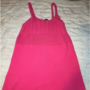 Zara Pink Crochet Dress